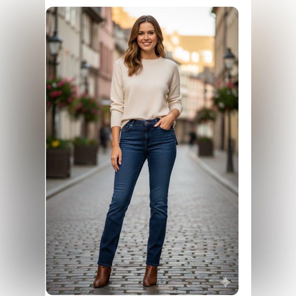 NWT Lee‎ straight leg mid rise jeans size 18